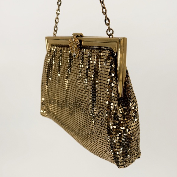 Whiting & Davis Mesh Bag Gold - Picture 7 of 7